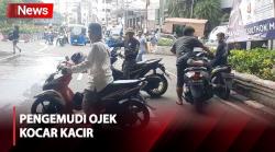 Razia Parkir Liar di Pasar Tanah Abang, Pengemudi Ojek Kocar Kacir