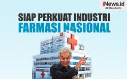 Infografis Komitmen Ganjar Pranowo Perkuat Industri Farmasi Nasional