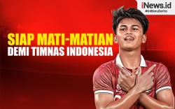 Infografis Hokky Caraka Siap Mati-Matian Demi Timnas Indonesia di Piala Asia 2023