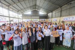 Seribu Warga Hadiri Bazar Murah Partai Perindo di Pondok Pinang