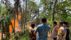 Viral Sumur Bor di Pamekasan Semburkan Api Besar hingga Tanaman Layu