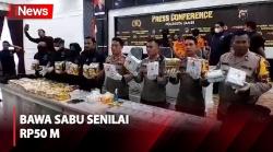 Polisi Tangkap Oknum ASN Lapas Jambi dan Rekannya, Bawa Sabu Asal Malaysia Senilai Rp50 M