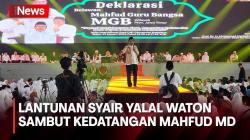 Lantunan Yalal Waton Sambut Kedatangan Mahfud MD di Deklarasi MGB