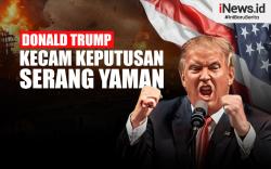Infografis Kecam Serangan AS ke Yaman Trump Sebut Joe Biden Presiden Terburuk