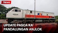 KA Pandalungan Anjlok, Perjalanan Kereta Api di Stasiun Tanggulangin Berangsur Normal