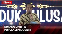 Jokowi Kaget Rasio Lulusan S2 dan S3 di Indonesia Lebih Rendah Dibanding Malaysia