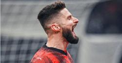 Hasil AC Milan Vs AS Roma: I Rossoneri Menang, Giroud Samai Level Pato