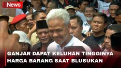 Blusukan di Pasar Kajen, Ganjar Dapat Keluhan Tingginya Harga Barang