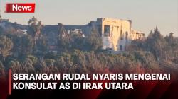Rudal Diluncurkan oleh Garda Revolusi Iran ke Kawasan Mewah di Irbil, Irak Utara