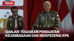Tegaskan Komitmen Berantas Korupsi, Ganjar: Penguatan Kelembagaan dan Indepedensi KPK Penting