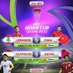 AFC Asian Cup 2023: Lebanon Vs China, Tajikistan Jumpa Qatar Malam Ini Live di vozpublica