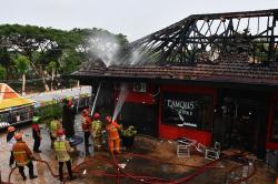 Kebakaran, Tempat Karaoke di Kota Madiun Ludes Dilalap Api