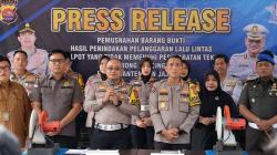 Polda Banten Musnahkan 1.023 Knalpot Brong yang Bikin Resah Masyarakat<