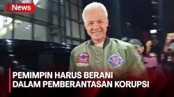 Tegas Berantas Korupsi, Ganjar Tegaskan Pemimpin Harus Bersih dan Berani