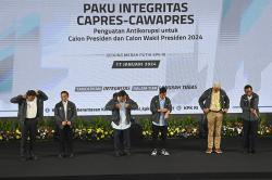 Paku Integritas 3 Pasangan Capres-Cawapres Komitmen Berantas Korupsi
