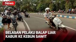 Detik-Detik Pelaku Balap Liar Kabur ke Kebun Sawit saat Digerebek Polisi di Bengkulu