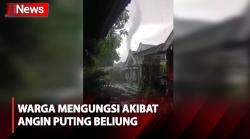 Terekam Kamera Amatir, Angin Puting Beliung Terjang 2 Desa di Bondowoso
