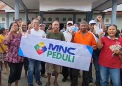 Pj Bupati Apresiasi Bantuan MNC Peduli bagi Korban Erupsi Gunung Lewotobi di Flores Timur<