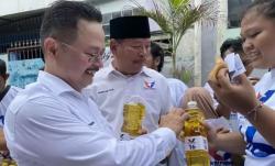 Bazar Murah di Sunter, Caleg DPR RI Denny Barends: Bentuk Kepedulian Perindo