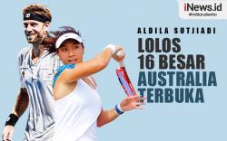 Infografis Hasil Australia Terbuka 2024: Petenis Indonesia Aldila Lolos 16 Besar 