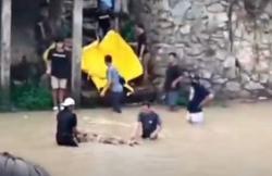 Geger Penemuan Mayat Perempuan Terbungkus Kain di Sungai Wangan Ayam Cirebon