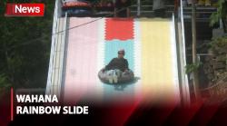 Nikmati Serunya Bermain Raindbow Slide Terpanjang di Jogja