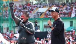 Hajatan Rakyat di Sidoarjo, Puluhan Ribu Relawan Ganjar Rela Disengat Matahari<