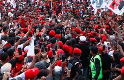 Kampanye Terbuka di Sidoarjo, Ganjar Disambut Teriakan Presiden oleh Lautan Manusia<