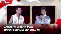 Mahfud Singgung soal Impor Beras, Gibran Beri Jawaban Ini