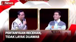 Mahfud Tanggapi Gibran: Pertanyaan Recehan, Tidak Layak Dijawab