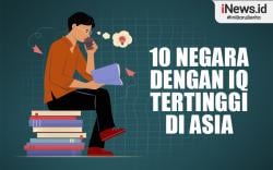Infografis 10 Negara dengan IQ Tertinggi di Asia 