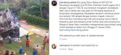 Kronologi Kecelakaan Bus Shantika Terjun Bebas di Tol Pemalang Tewaskan 2 Orang