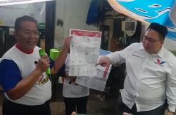 Caleg Perindo Anang Iskandar Sosialisasi Surat Suara Pemilu 20024 di Surabaya