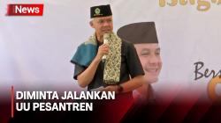 Ganjar Diminta Jalankan UU Pesantren jika Terpilih saat Kunjungi Ponpes Roudlotussolihin Lampung Selatan
