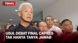 Ganjar Usul Debat Final Capres Tak Hanya Tanya Jawab Tapi Saling Potong