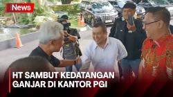 Hadir di PGI, Hary Tanoesoedibjo Sambut Kedatangan Capres Ganjar Pranowo