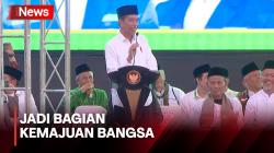 Jokowi Ajak Santri Jadi Bagian Kemajuan Bangsa, Minta Gunakan Hak Pilihnya pada Pemilu 2024