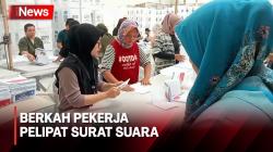 Mampu Kantongi Jutaan Rupiah, Pesta Demokrasi Jadi Berkah Pekerja Pelipat Surat Suara