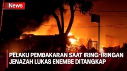 4 Pelaku Pembakaran saat Jenazah Lukas Enembe Diarak Ditangkap, Ini Motifnya