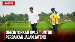  Ditemani Basuki Hadimuljono, Jokowi Tinjau Ruas Jalan Surakarta-Gemolong-Purwodadi