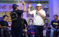 Roasting Andro, Cara Unik Caleg Partai Perindo Andro Rohmana Gaet Pemilih Muda<