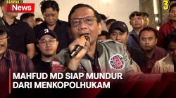Tanggapi Saran Ganjar untuk Mundur dari Menkopolhukam, Mahfud: Tunggu Momentum