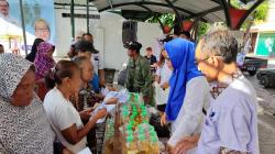 Caleg Perindo Gelar Bazar Murah dan Sosialisasi Pencoblosan Pemilu di Kemantren Ngampilan