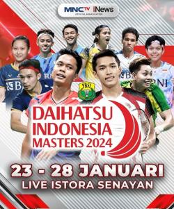 Daftar Wakil Indonesia di Daihatsu Indonesia Masters 2024. Live di MNCTV dan iNews