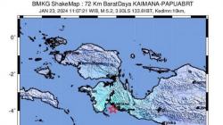 Penyebab Gempa Kaimana M5,4 di Papua Barat, BMKG: Akibat Aktivitas Sesar Tarera-Aiduna<