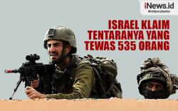 Infografis Israel Klaim Total Tentaranya yang Tewas Cuma 535 Orang 