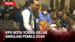 Simulasi Pemilu 2024 Digelar KPU Kota Yogya, Perwakilan Difabel Beri Masukan