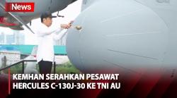 Didampingi Prabowo, Jokowi Hadiri Penyerahan Pesawat Hercules dari Kemhan ke TNI AU