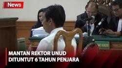 Korupsi Dana SPI, Mantan Rektor Universitas Udayana Dituntut 6 Tahun Penjara
