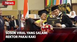 Inilah Elo Kusuma, Sosok Viral yang Salami Rektor Pakai Kaki saat Wisuda